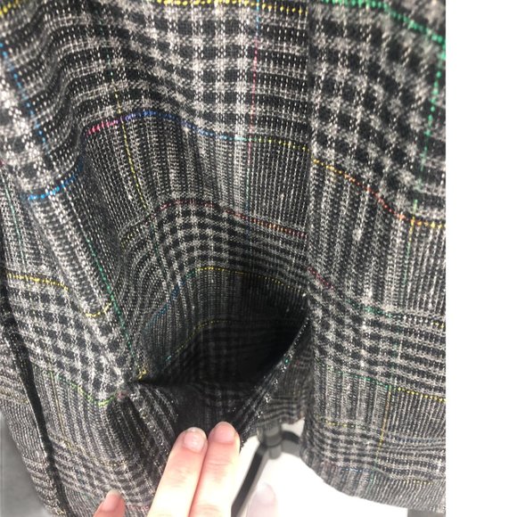VTG Lisa Gayle Glen Plaid Open Blazer Size Med - Picture 9 of 13